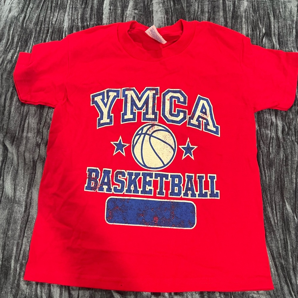 YMCA Basketball Kids Red T-Shirt